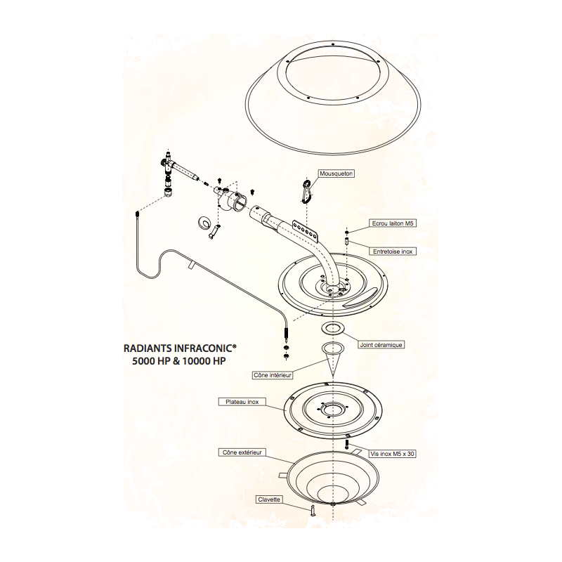 INFRACONIC 10000HP AVEC KIT FILTRANT DE 20 À 1400MBAR