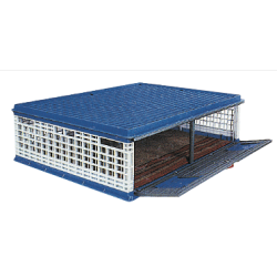 Cage a pigeons type "A" avec porte abattable