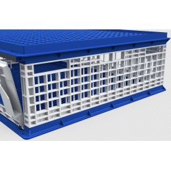 CÔTÉ DE 75 CAGE À PIGEONS