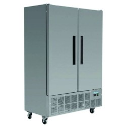 ARMOIRE DOUBLE RÉFRIGÉRÉE POSITIVE INOX 960L