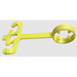 SUPPORT TUBE PVC FIN DE LIGNE