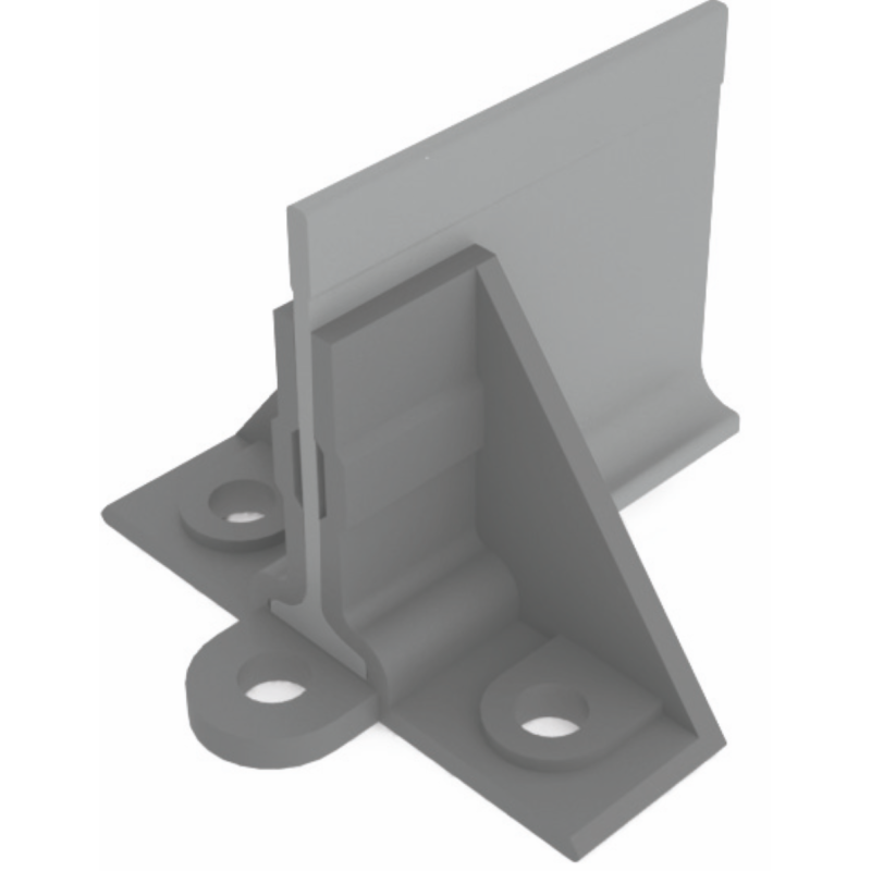 SOCLE POUR POUTRELLE / POLYPROPYLÈNE 143X37X128,3MM