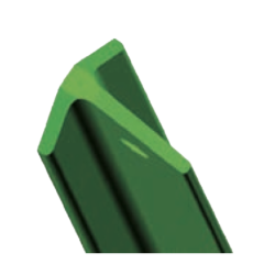 POTEAU EN T PLASTIFIÉ VERT HT 1,75M, ÉP 30X3MM