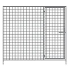 PANNEAU DE CHENIL, GRILLE À MAILLES SOUDÉES BASIC 1MXHT1,50M