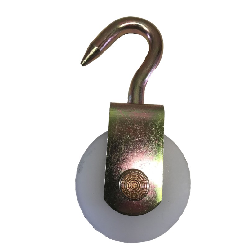 POULIE À CROCHET INOX DIAM 60