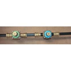 Double reducteurs laiton avec mano 0 a 6 bar et 0 a 1,6 bar